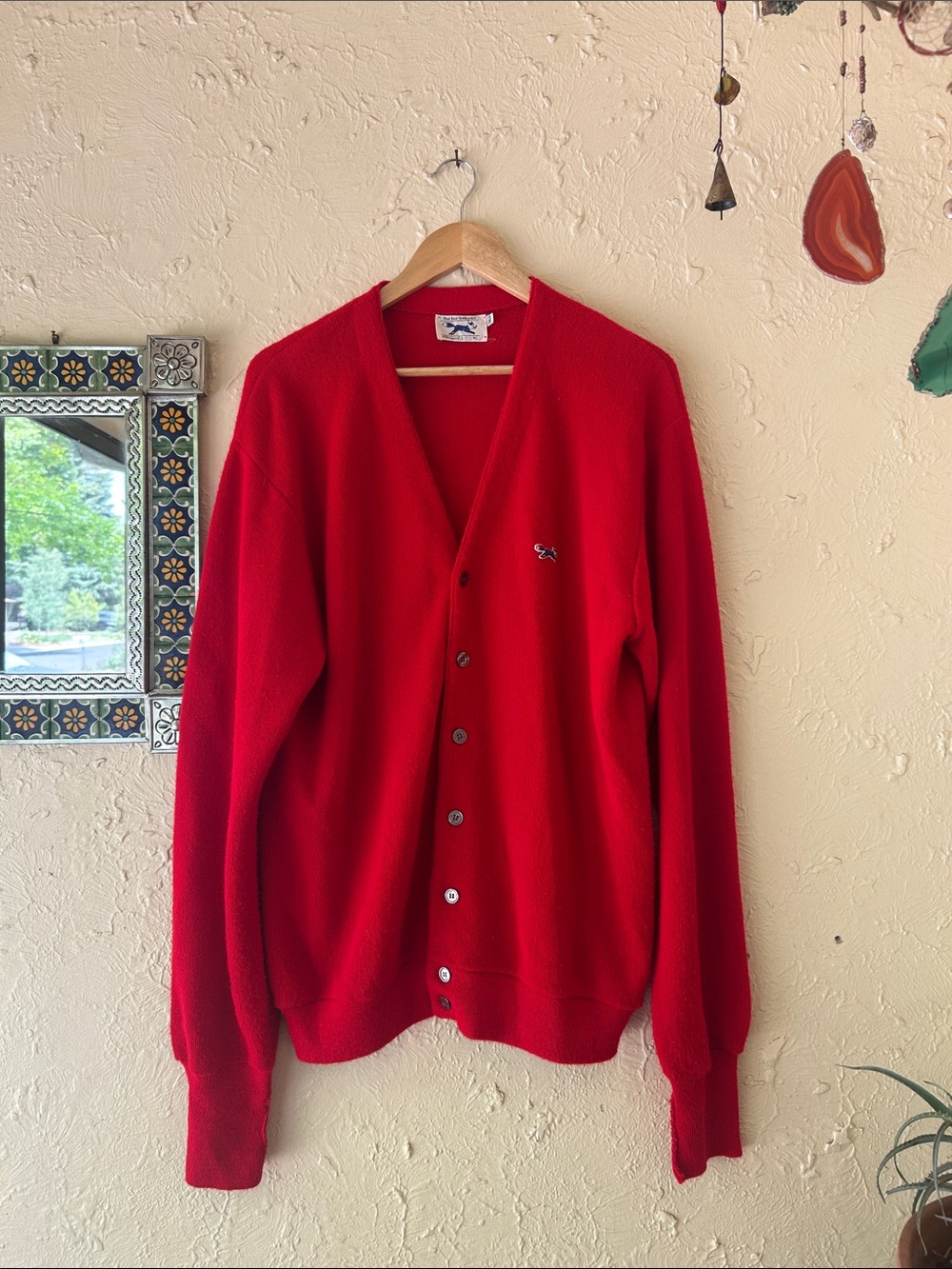 Vintage JCPenney Fox Wool Cardigan 🦊 size XL Tall